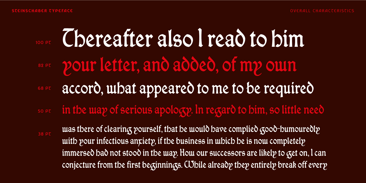 Forgotten Printer Collection Font Poster #1