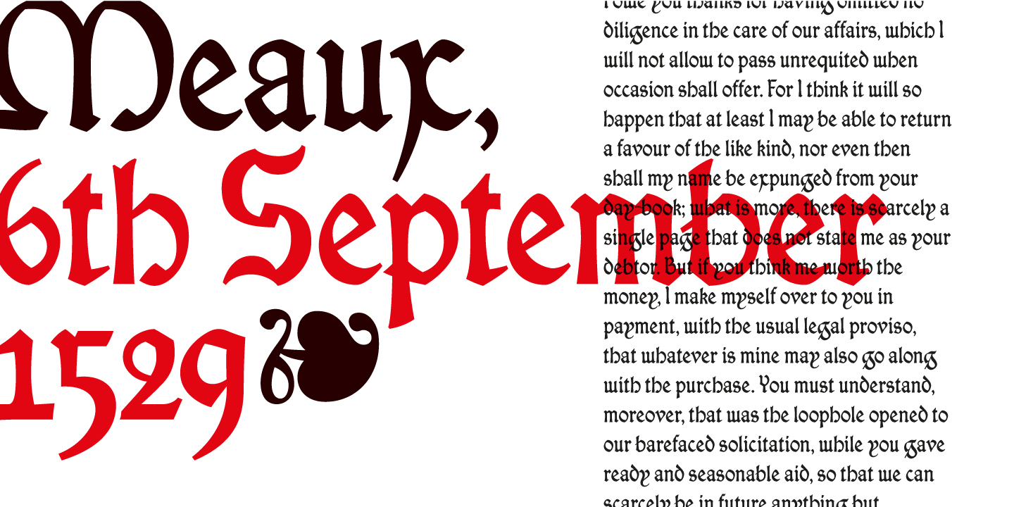 Forgotten Printer Collection Font Poster #1