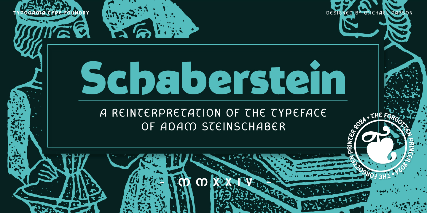 Forgotten Printer Collection Font Poster #1