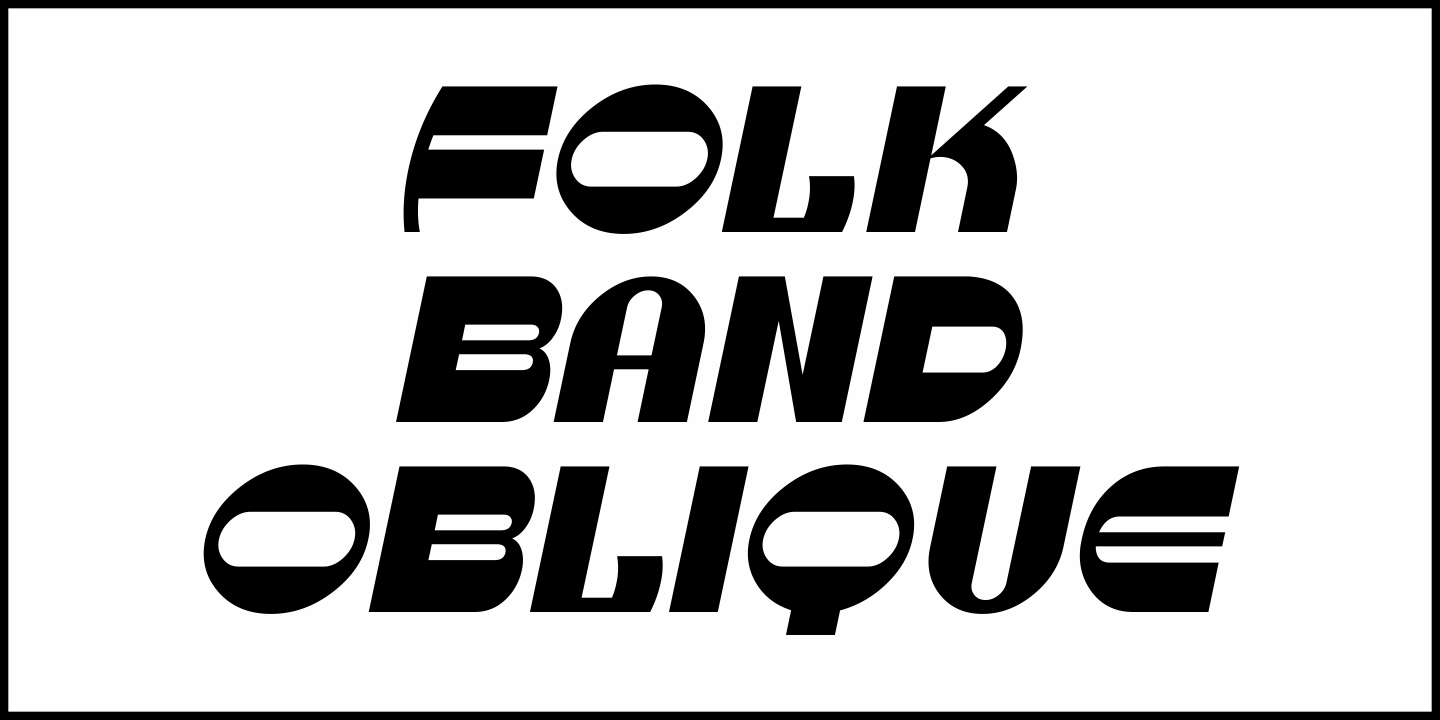 Folk Band Font Poster #1