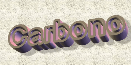 Carbono Font Poster #1