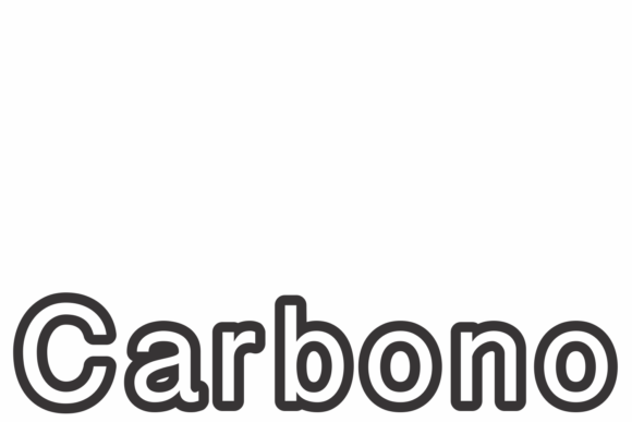 Carbono Font Poster #1