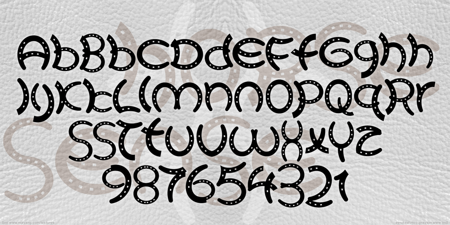 Horse Sense Font Poster #1