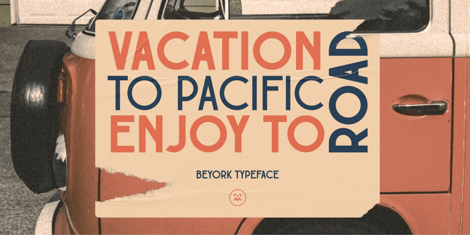 Beyork Font Poster #1