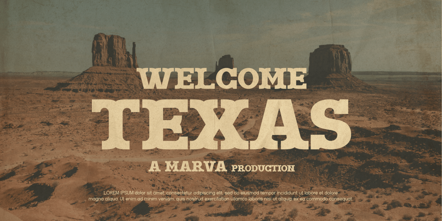 Outlaws Shield Font Poster #1
