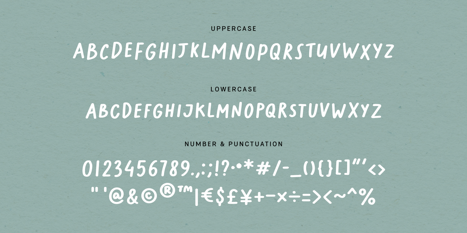 Softie Marker Font Poster #1