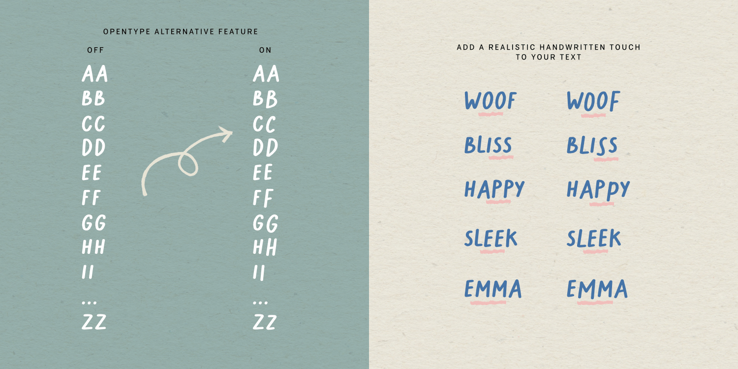 Softie Marker Font Poster #1
