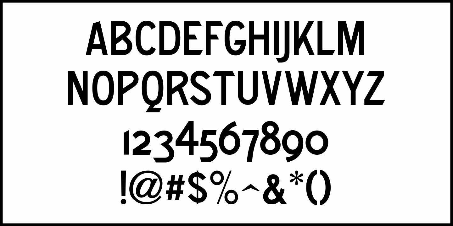 Catalog Sans Font Poster #3