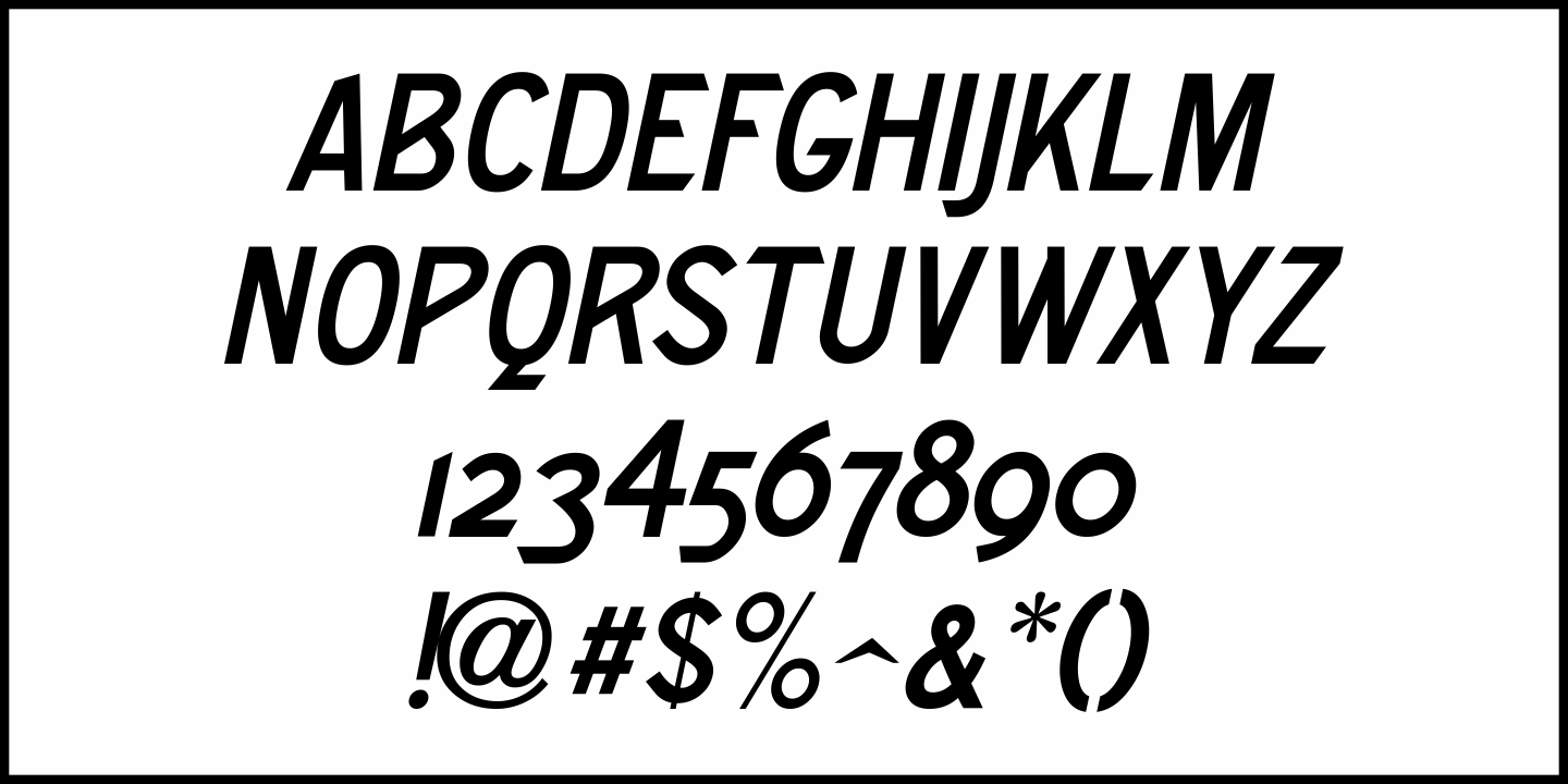 Catalog Sans Font Poster #5