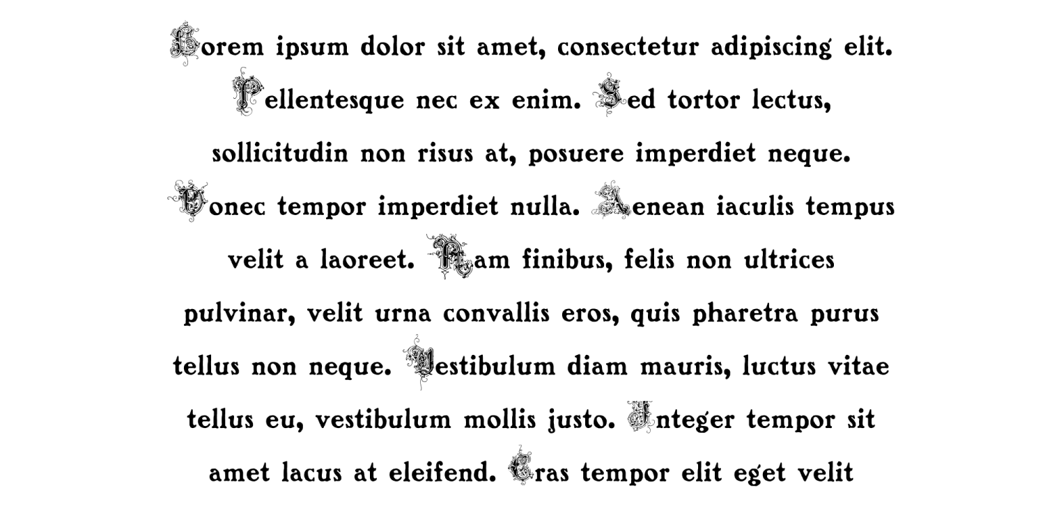 Athanasius Kircher Font Poster #1