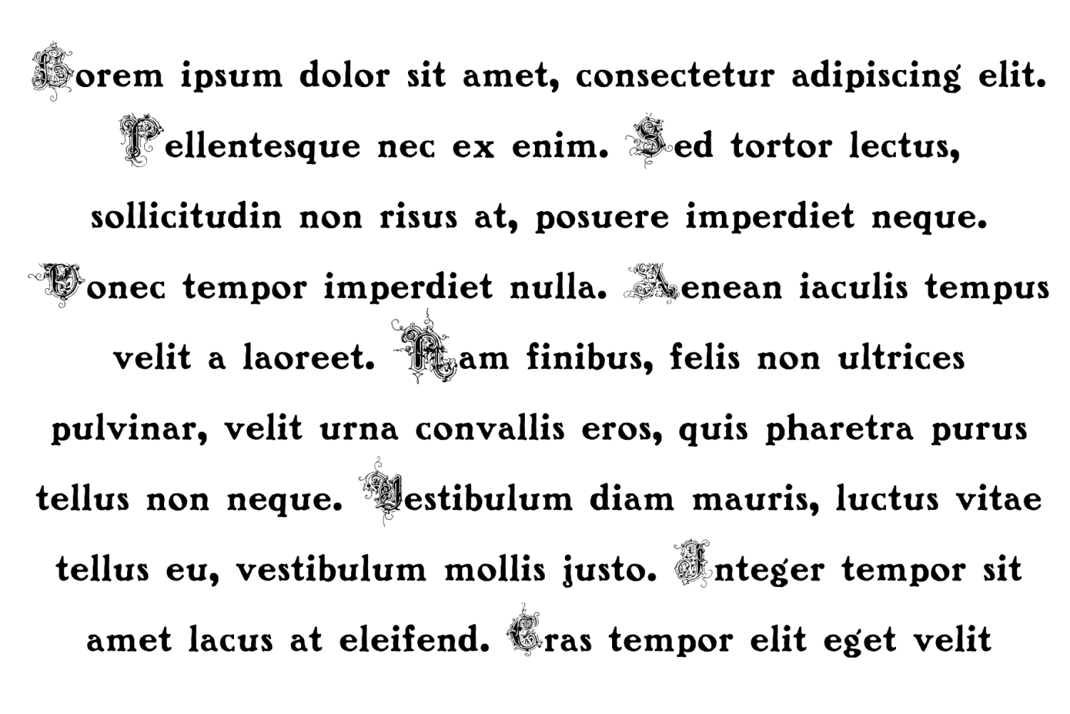 Athanasius Kircher Font Poster #1