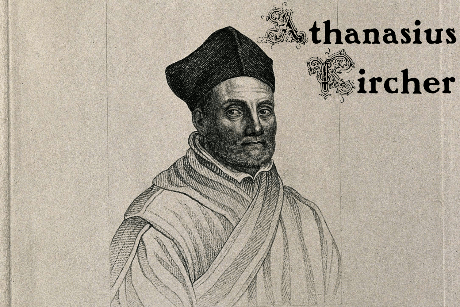 Athanasius Kircher Font Poster #1