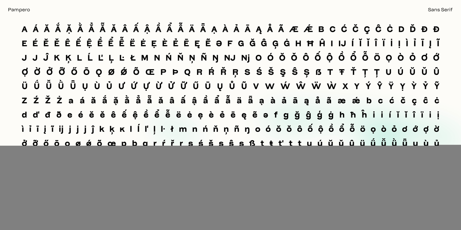 Pampero ExtraBold Font Poster #14