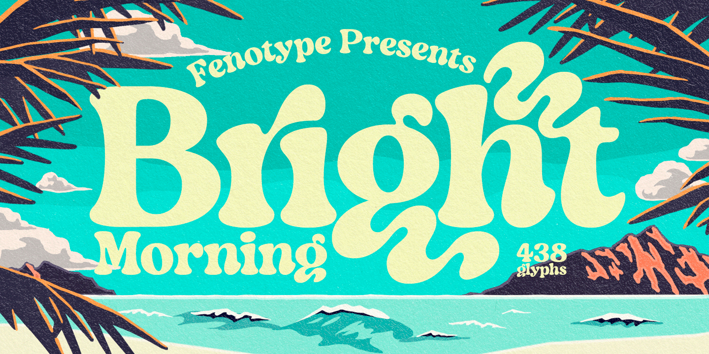 Bright Morning Font Family Poster