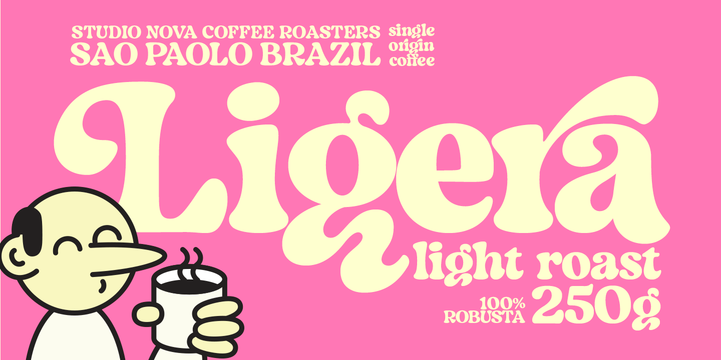 Bright Morning Font Poster #1