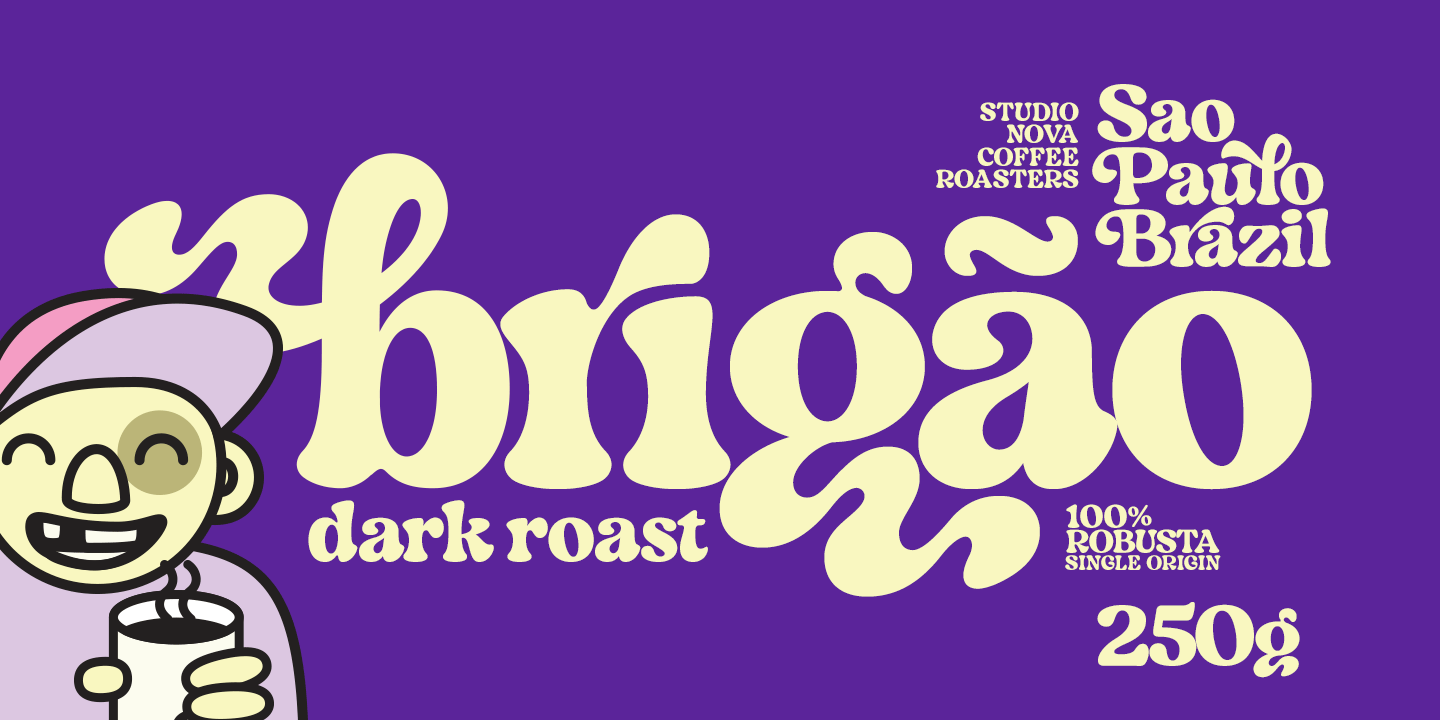 Bright Morning Font Poster #1