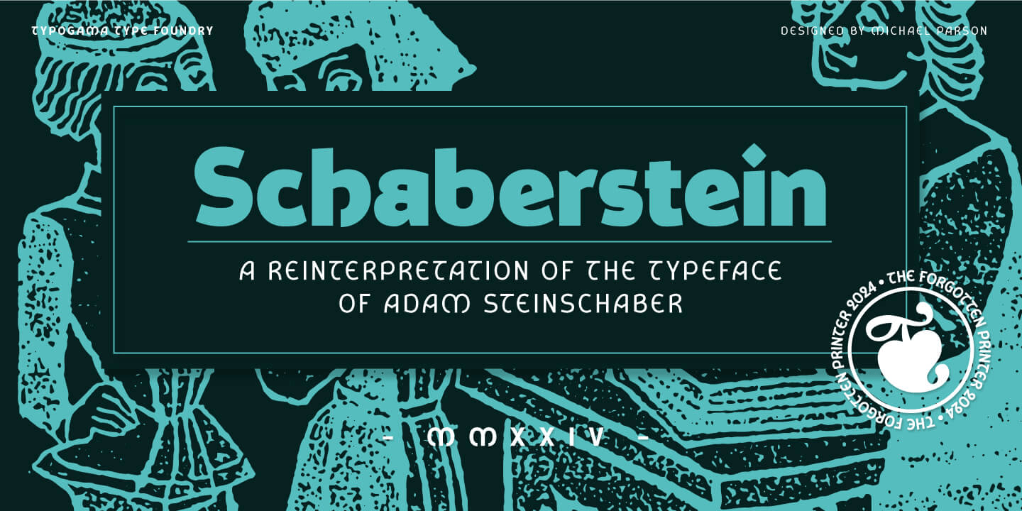 Schaberstein Font Poster #1