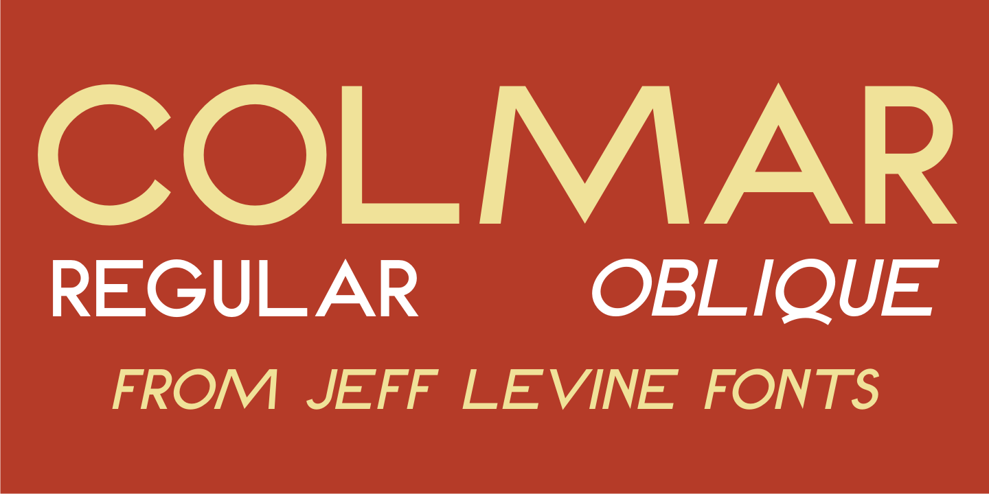 Colmar Font Family