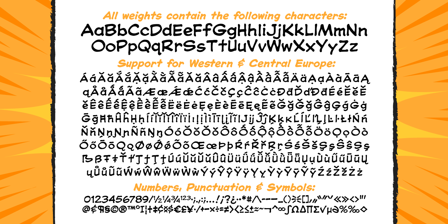 Blah Blah Blah Font Poster #1