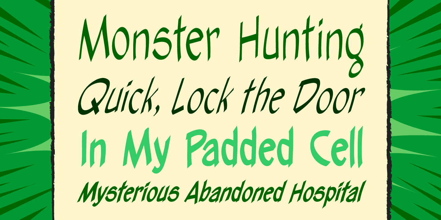 Hellshock Font Poster #1