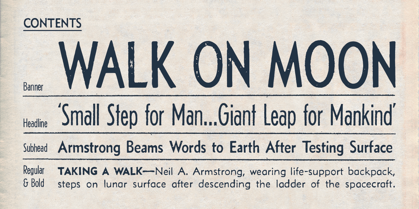 Newshound Font Poster #1