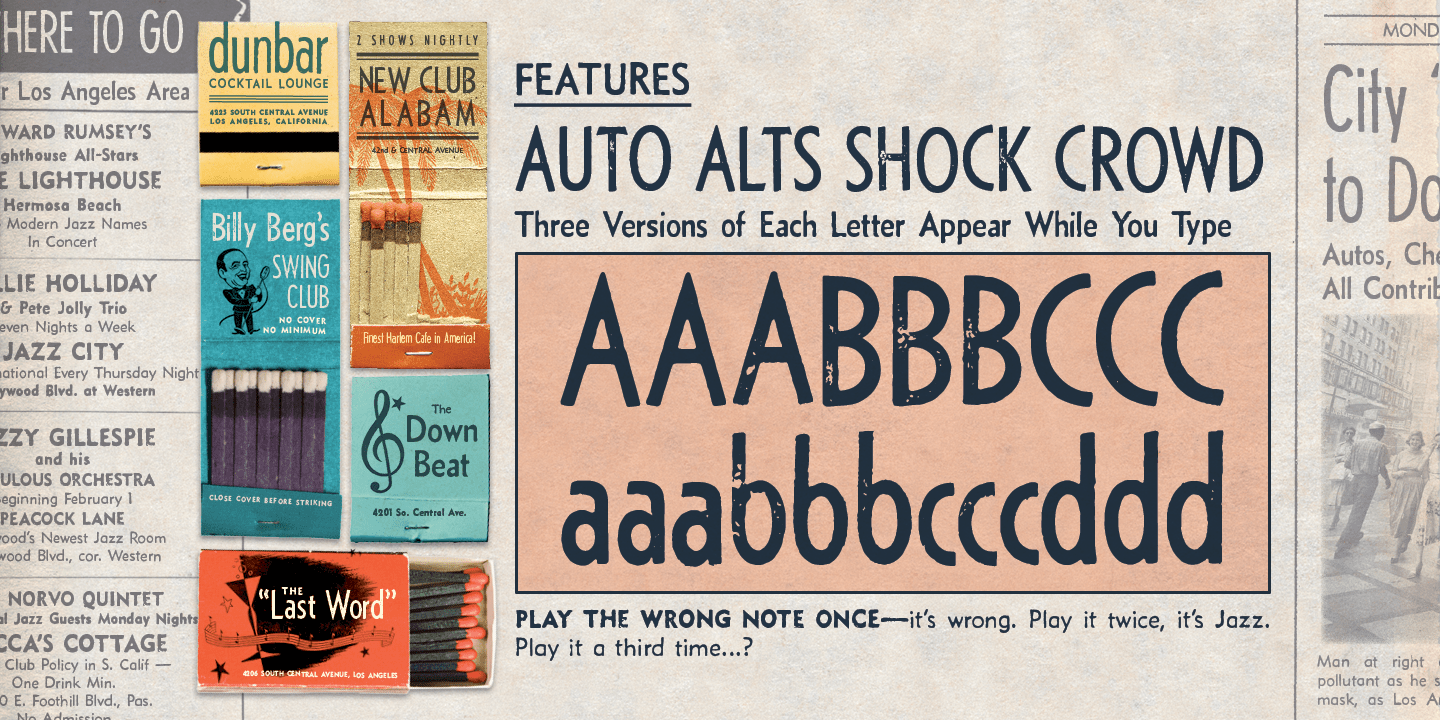 Newshound Font Poster #1