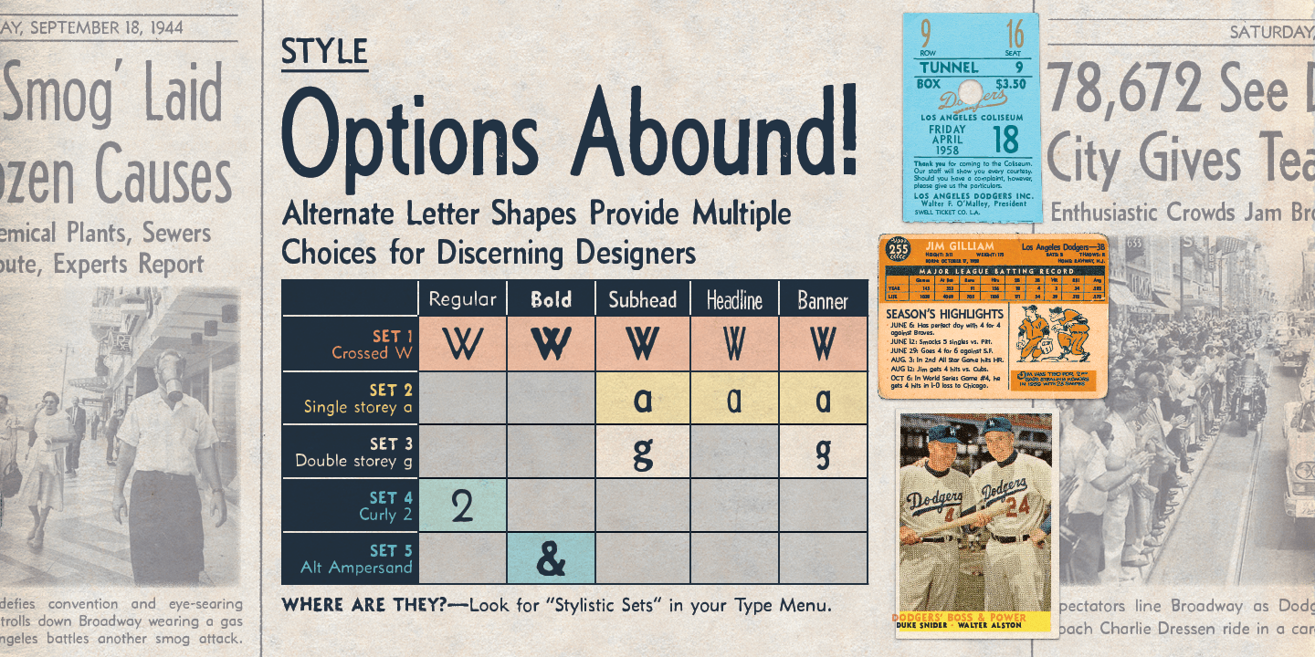 Newshound Font Poster #1