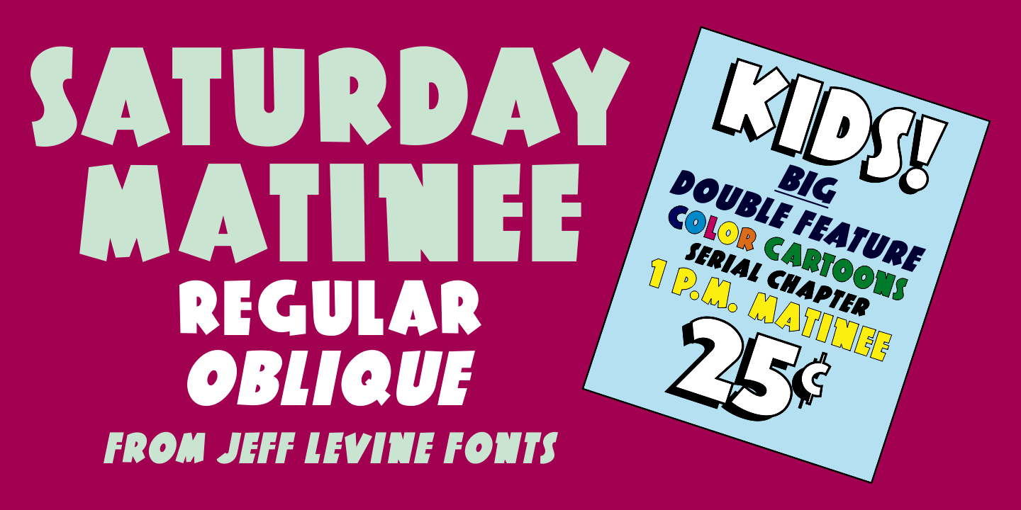 Saturday Matinee Poster