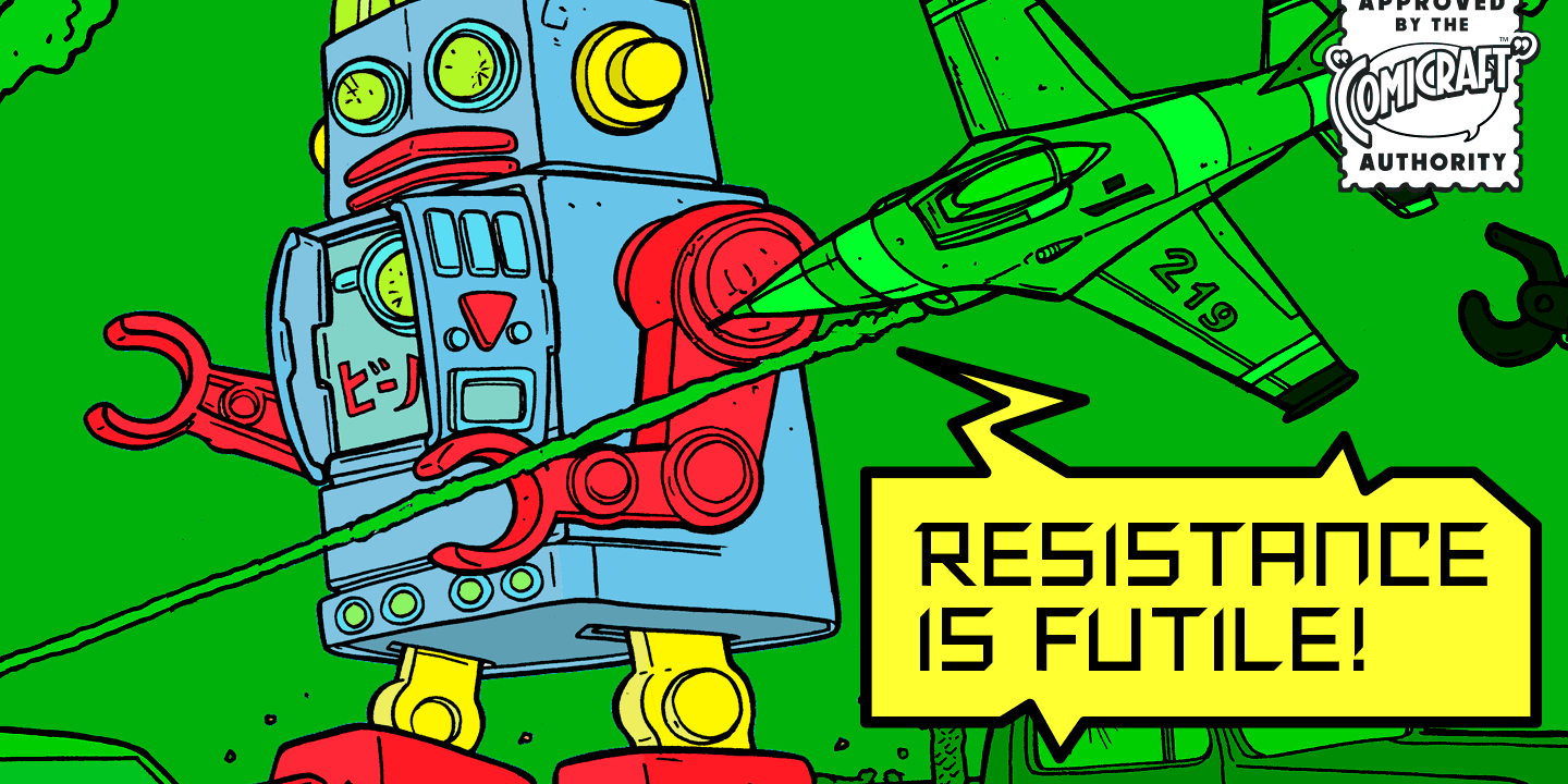 Resistance Is Font Poster #1