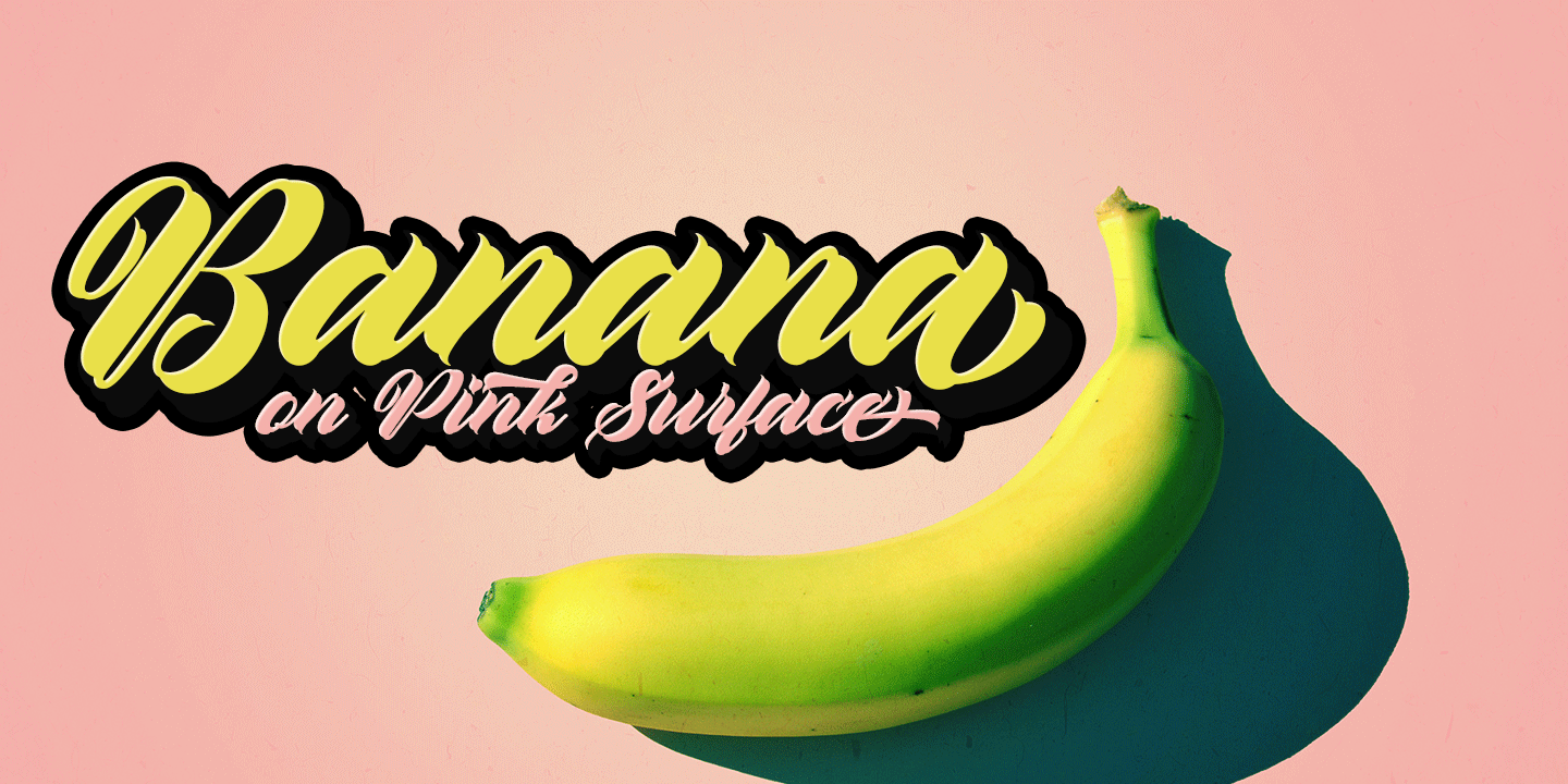 Platanos Font Poster #3