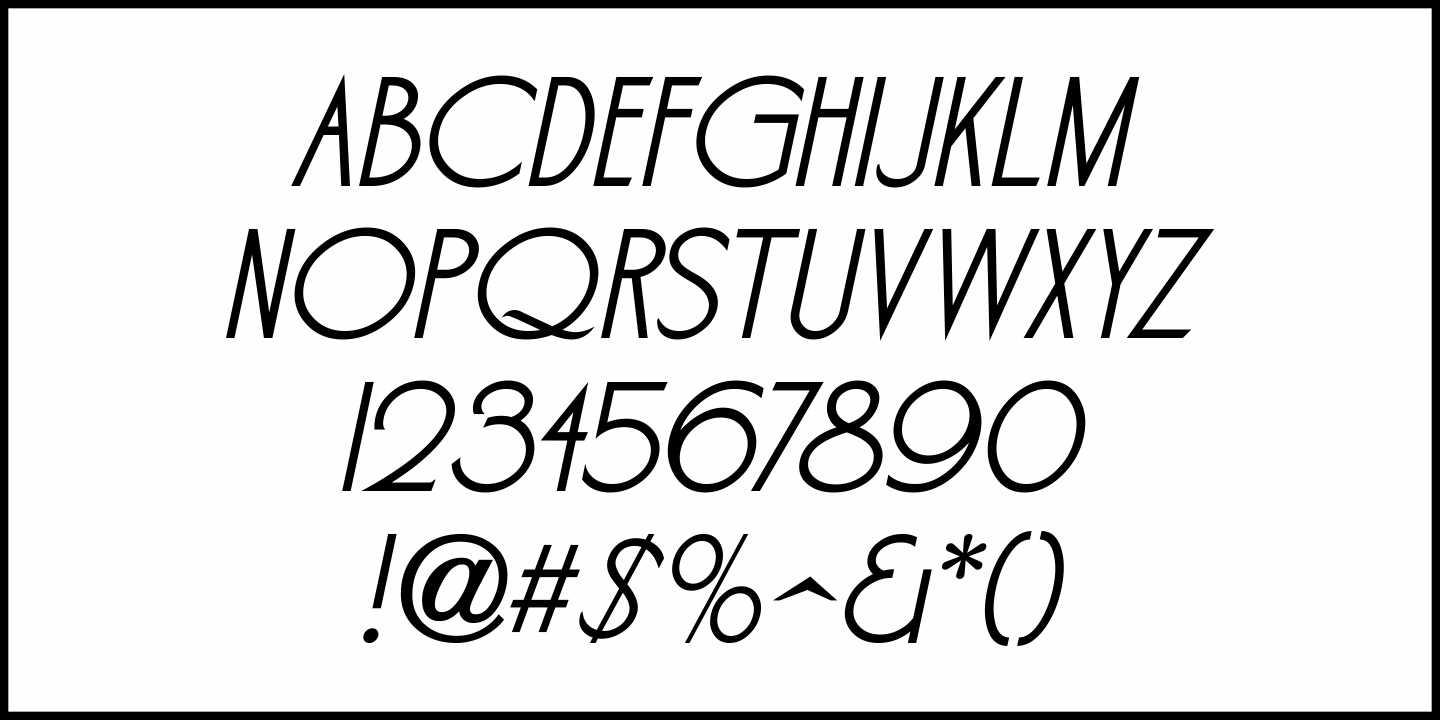 Handlettered Sans Font Poster #1