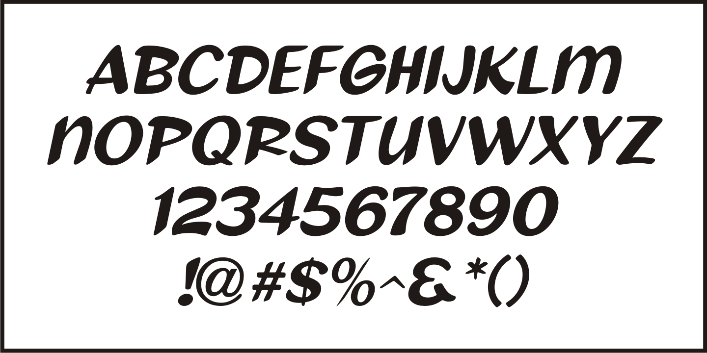 Surf Bum Font Poster #1
