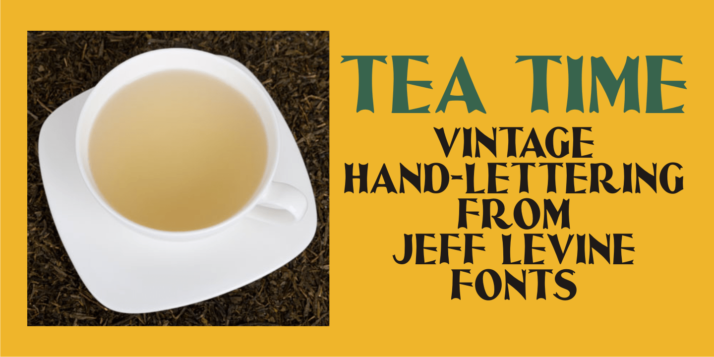 Tea Time Font Family Poster