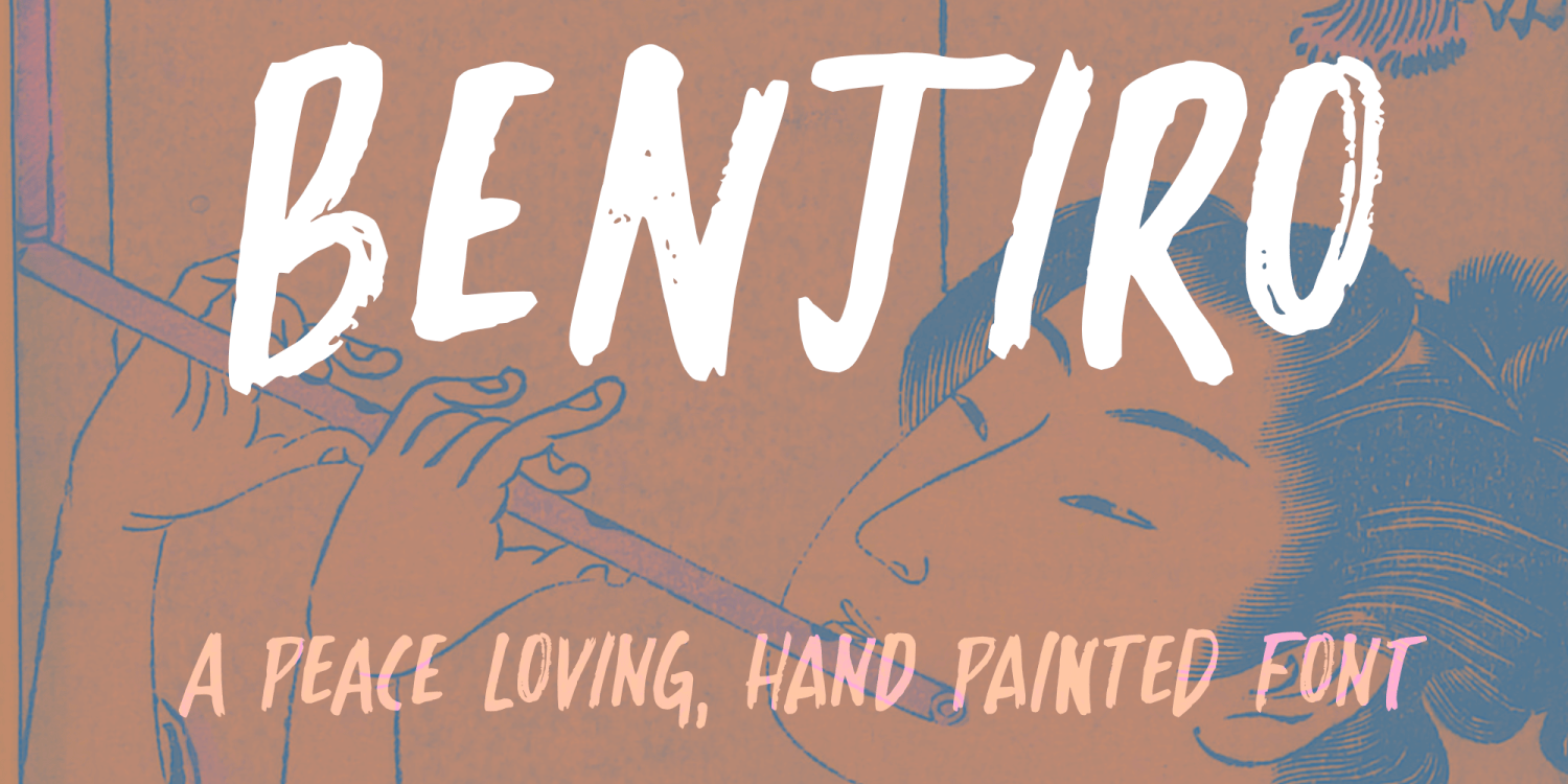Benjiro Font Poster #1