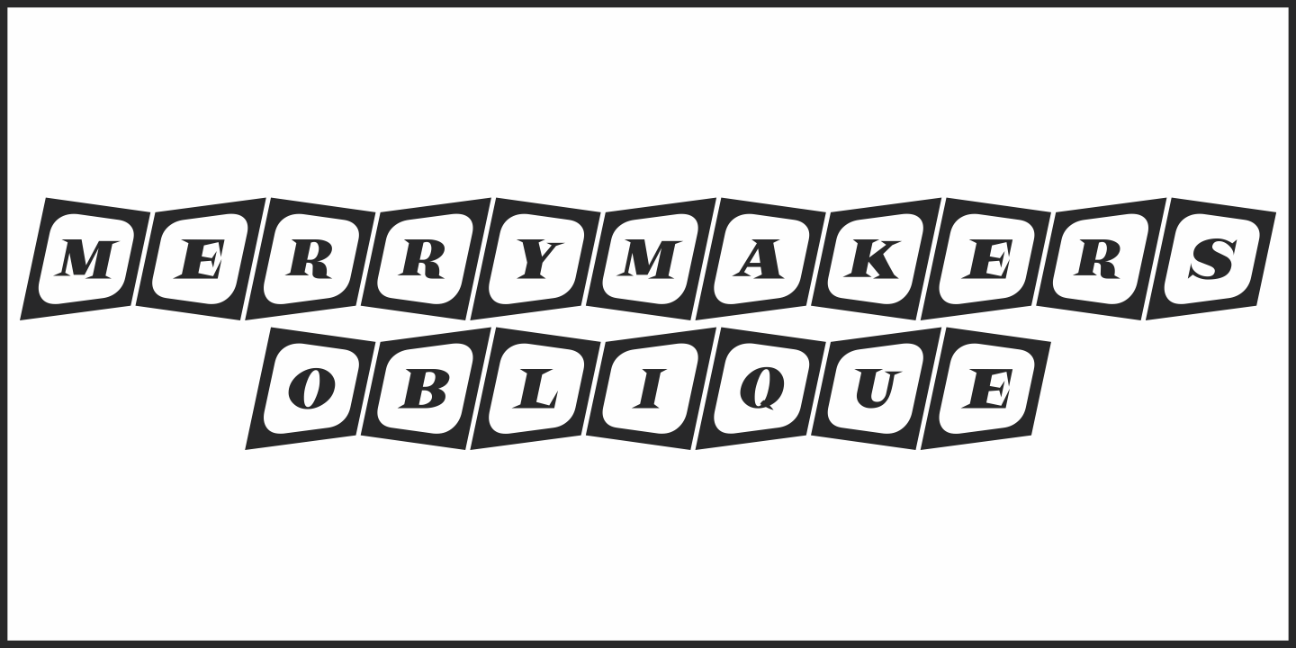 Merrymakers Font Poster #4