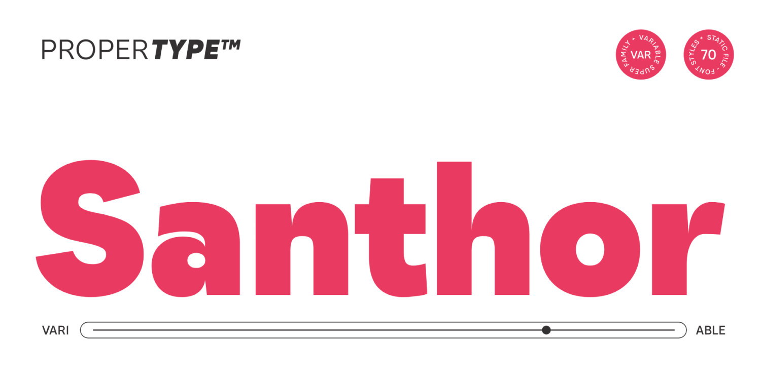 Santhor Font Poster #16