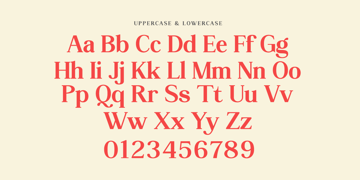 Reding Font Poster #1