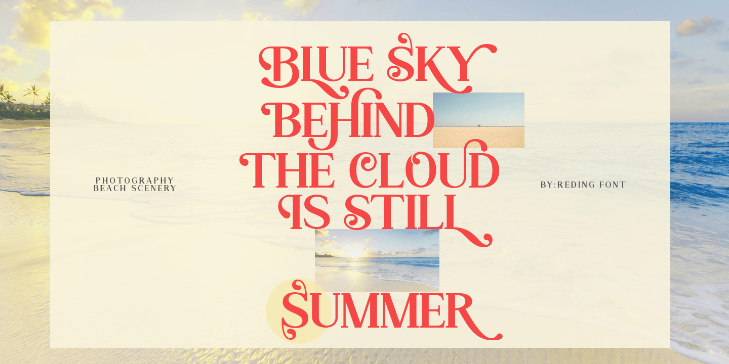 Reding Font Poster #1