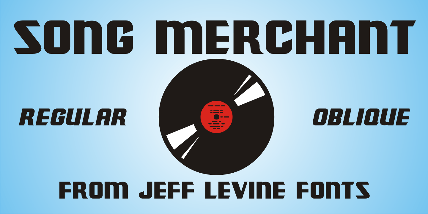 Song Merchant Font Poster #1