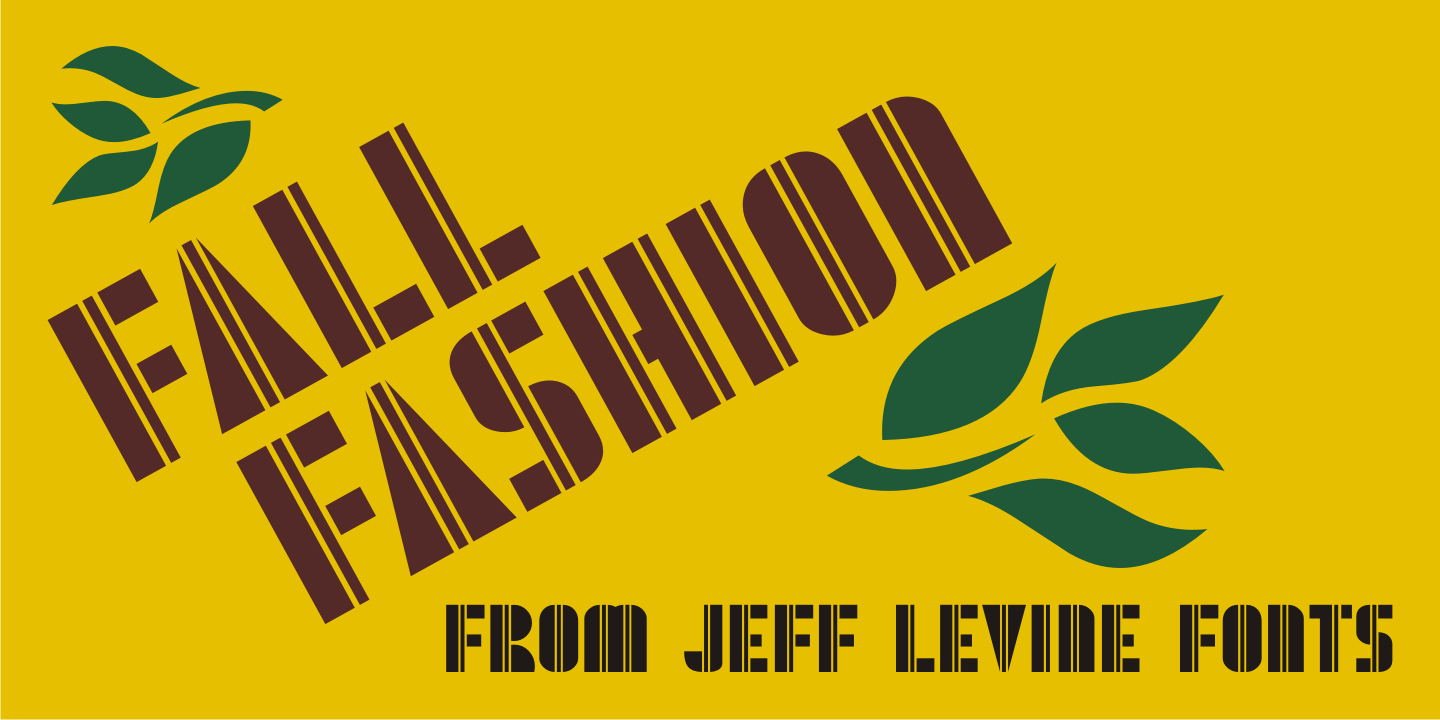 Fall Fashion Font Poster #1