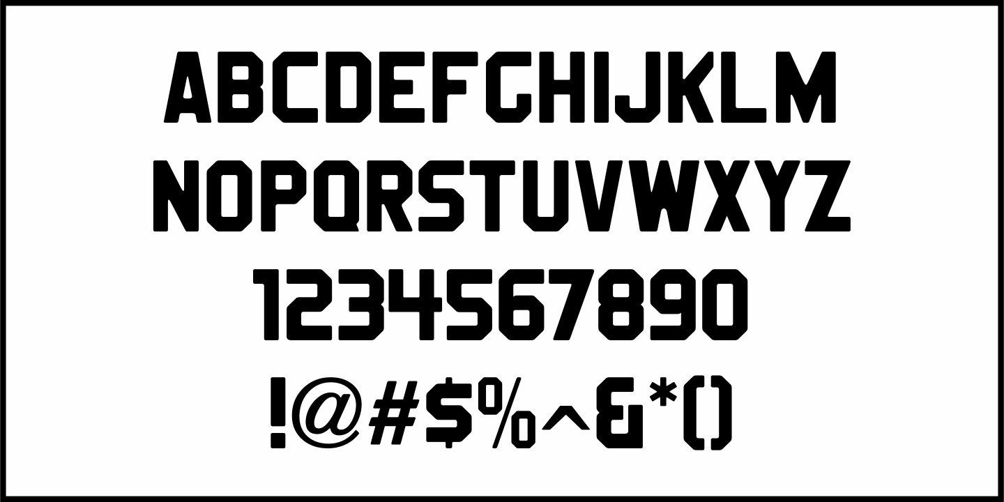 School Activities Font Poster #1