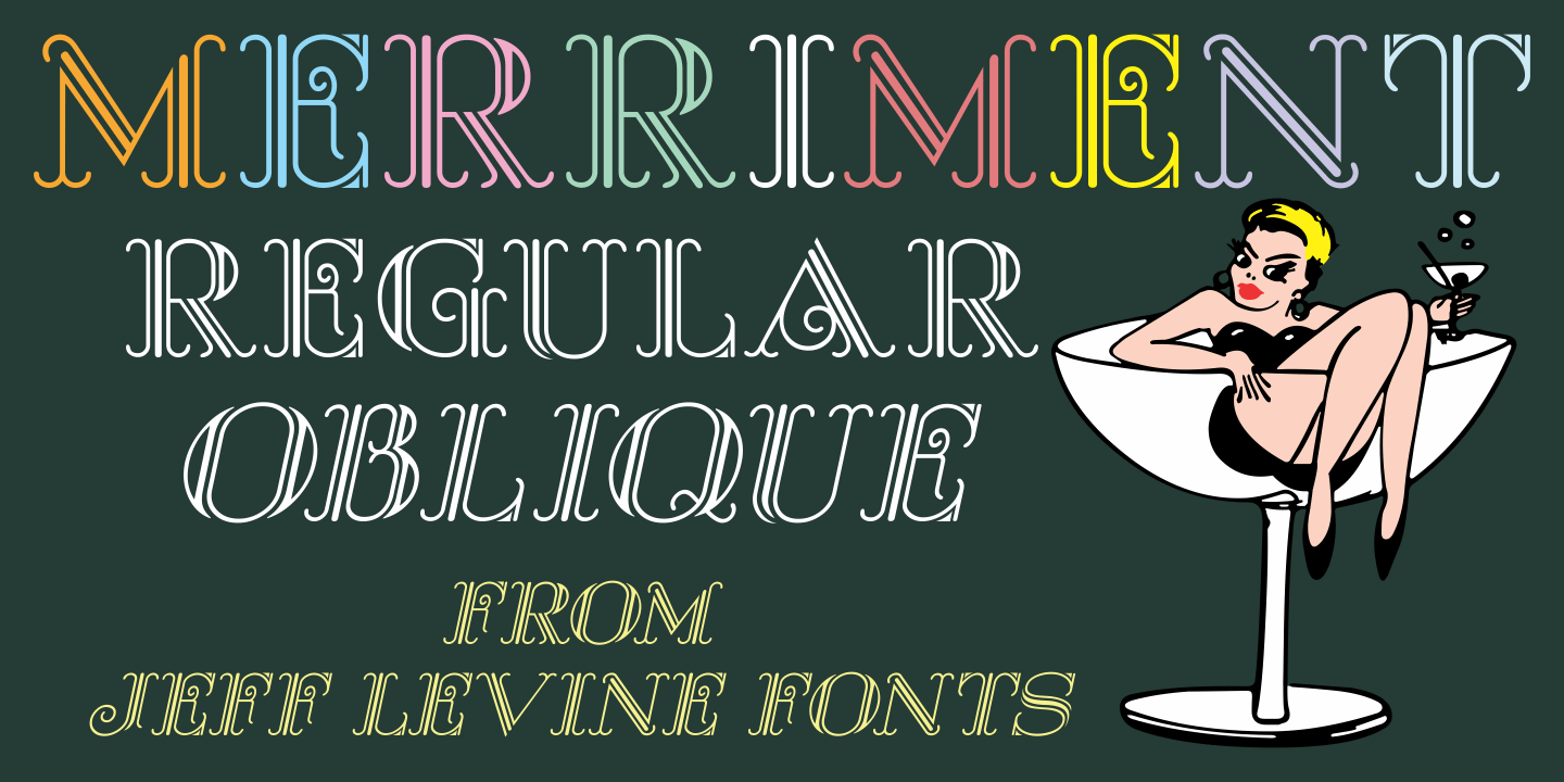 Merriment Font Family Poster