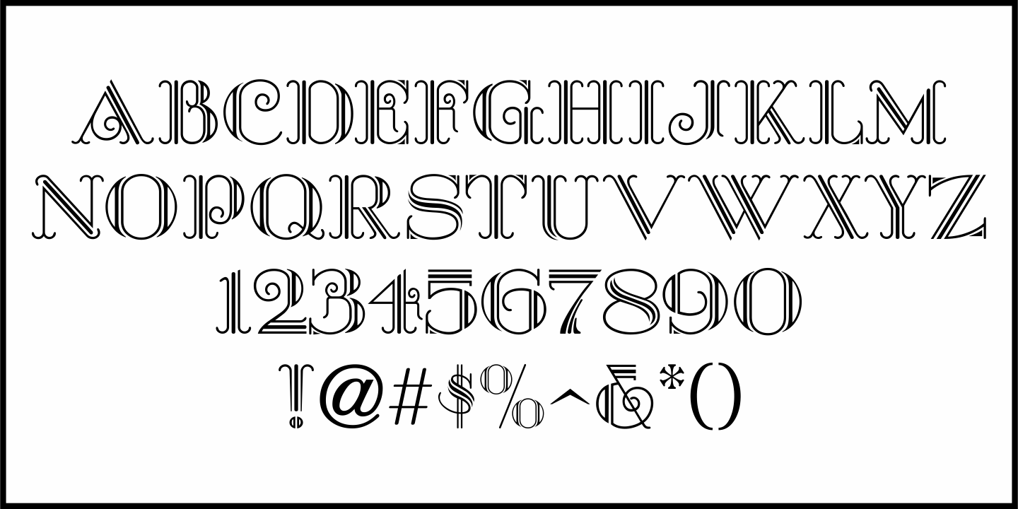 Merriment Font Poster #1