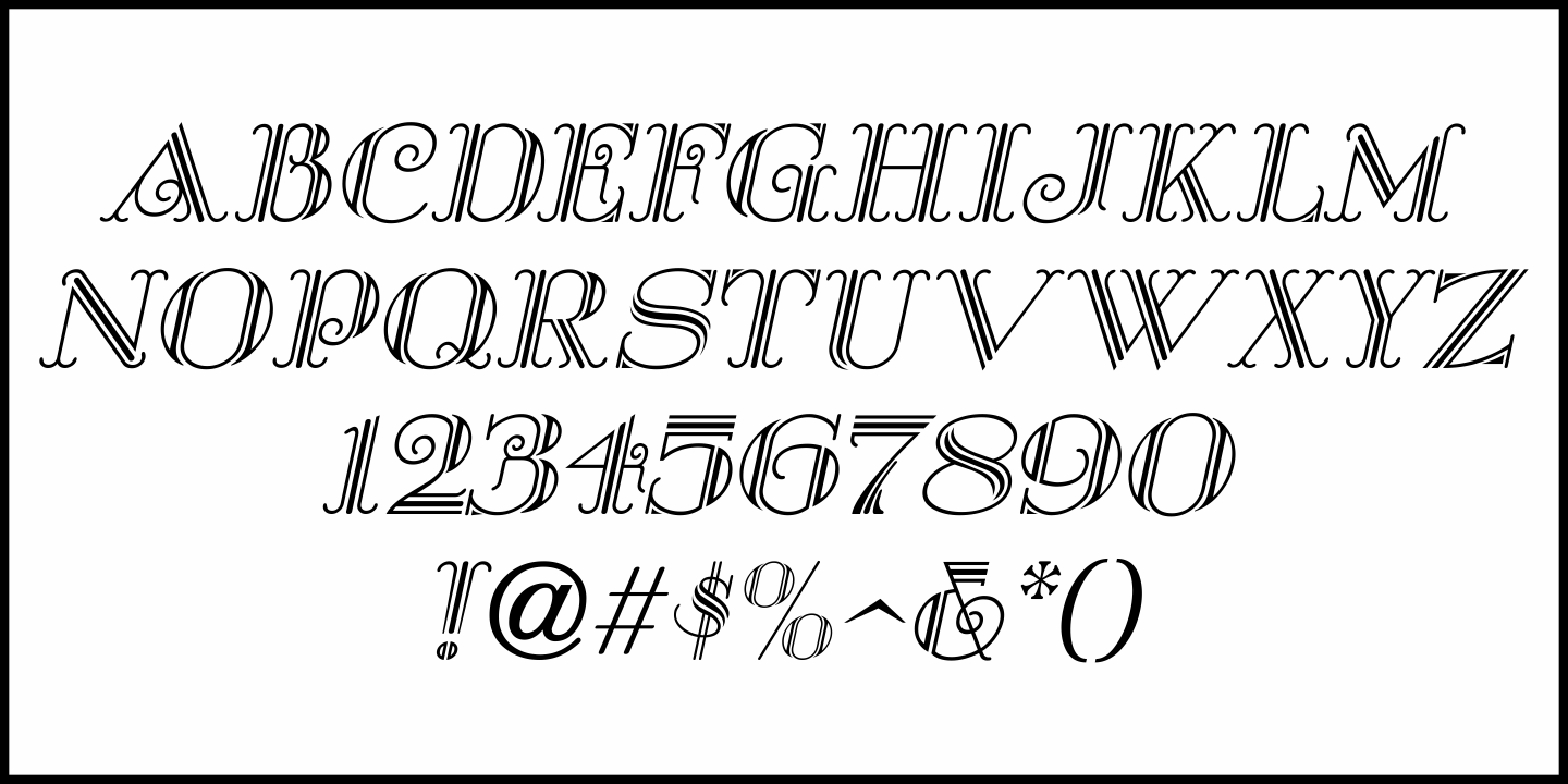 Merriment Font Poster #1