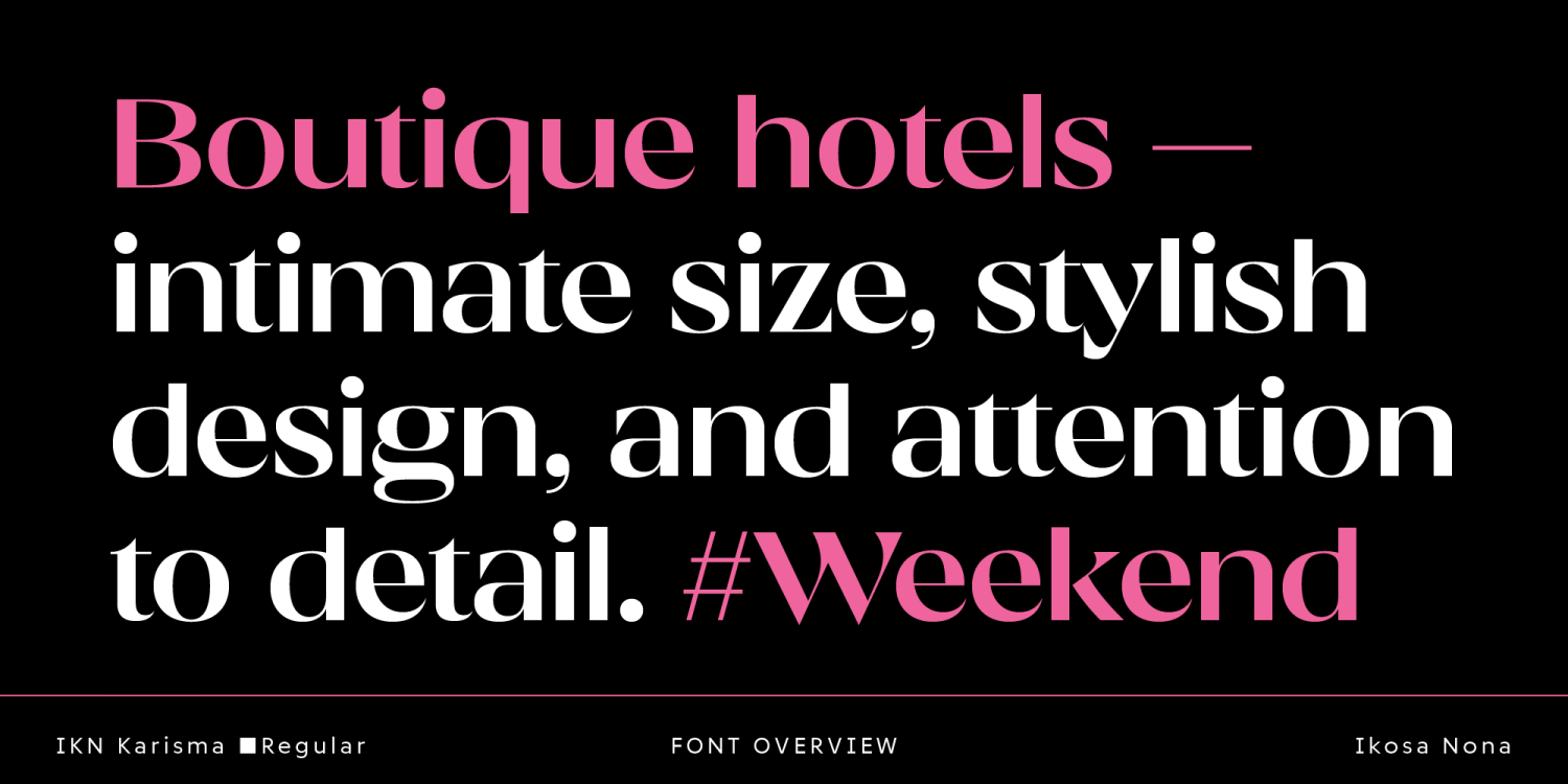 IKN Karisma Font Poster #11