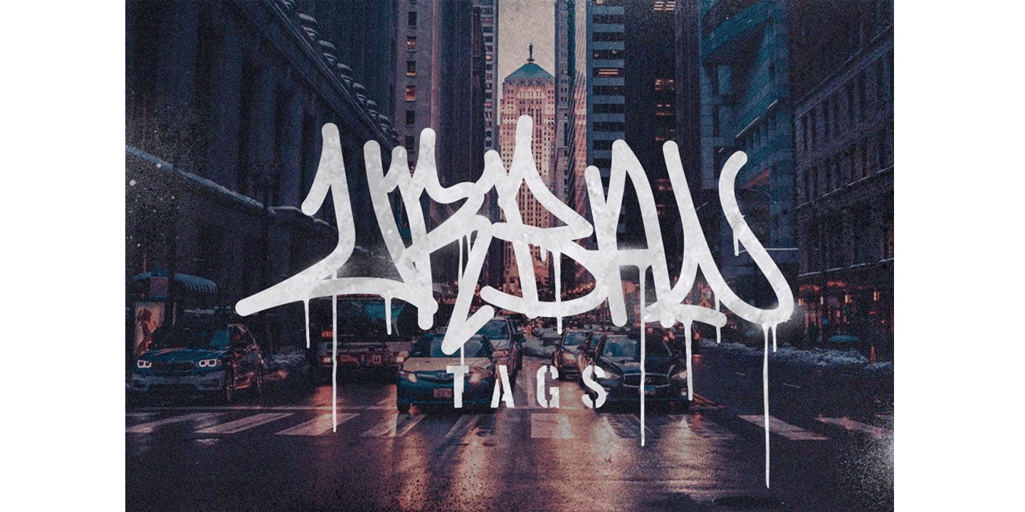 Urban Tags® Font Family