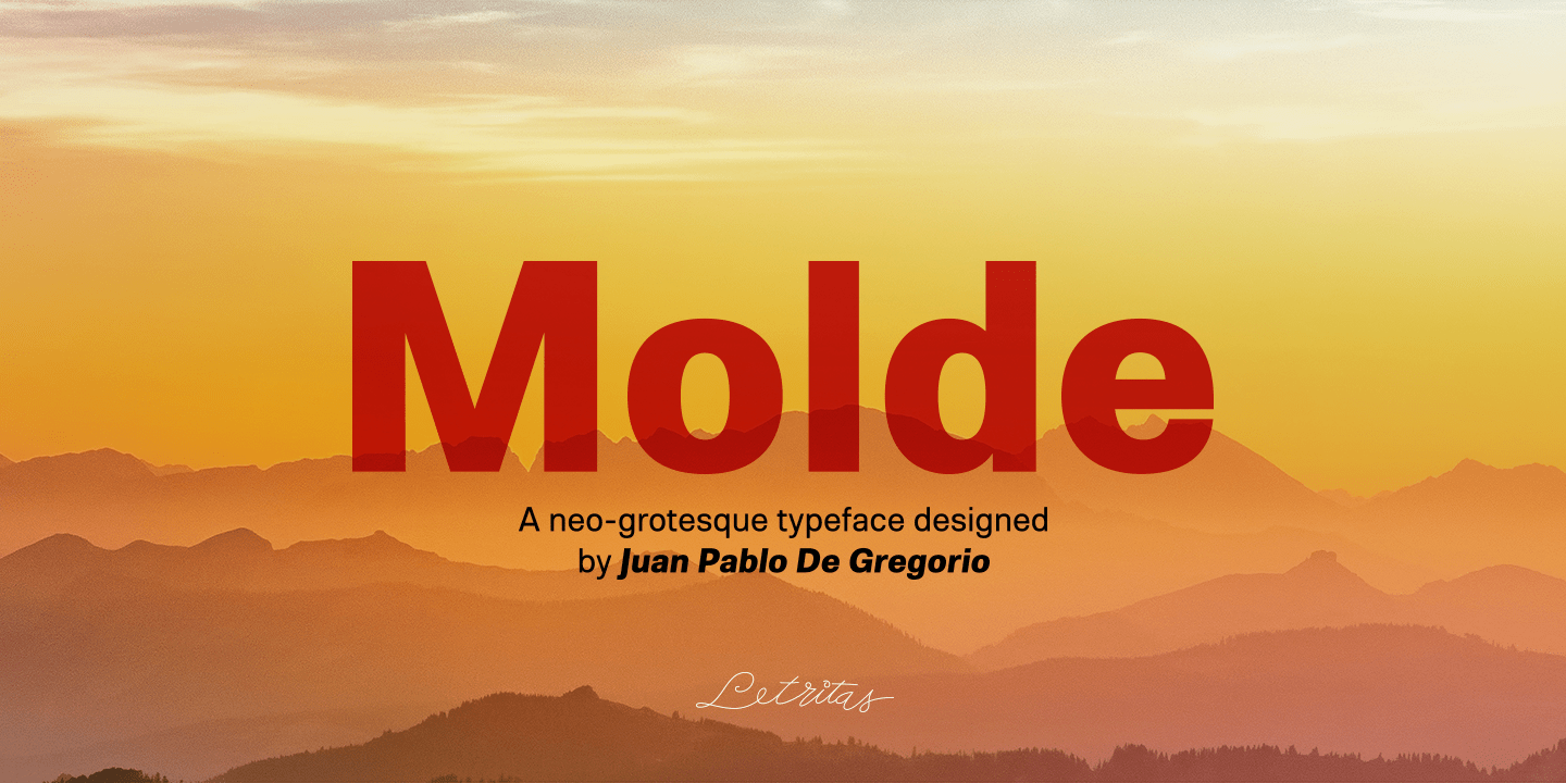 Molde Font Poster #1