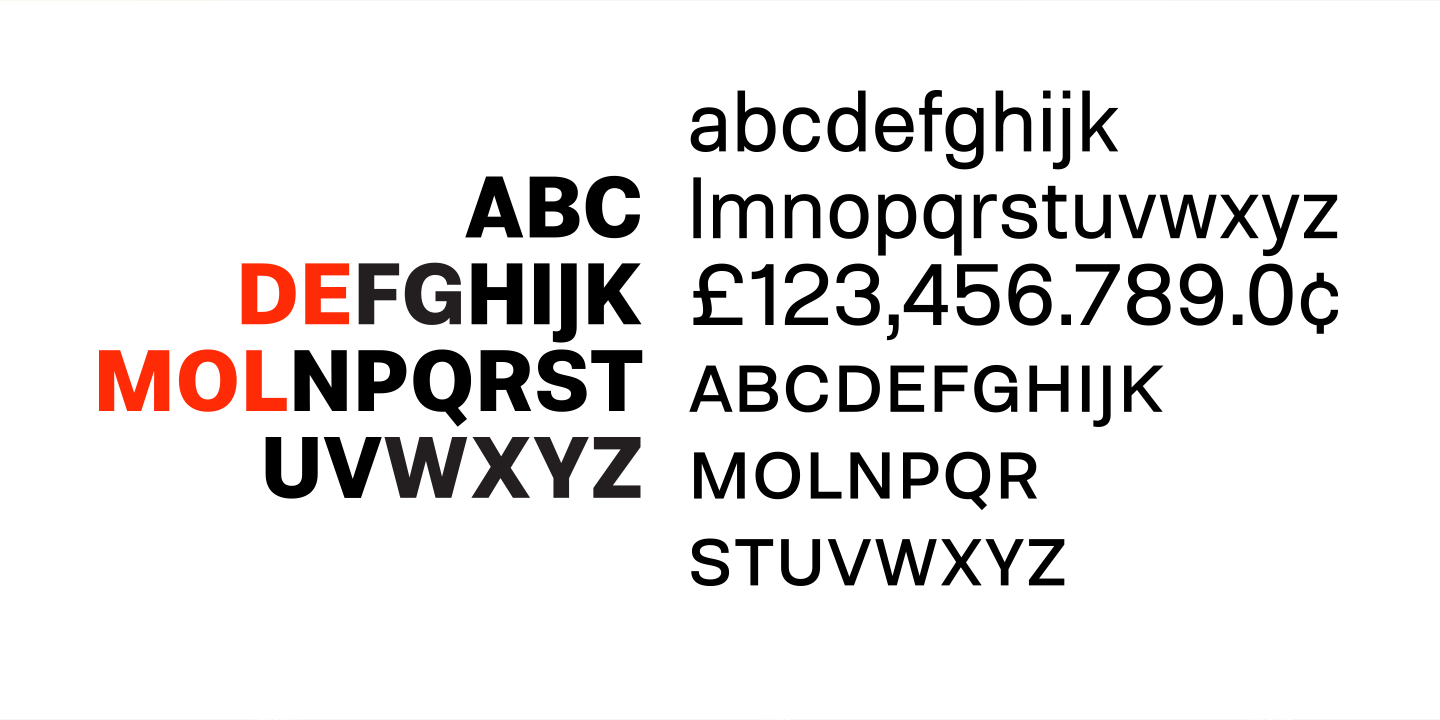 Molde Font Poster #1
