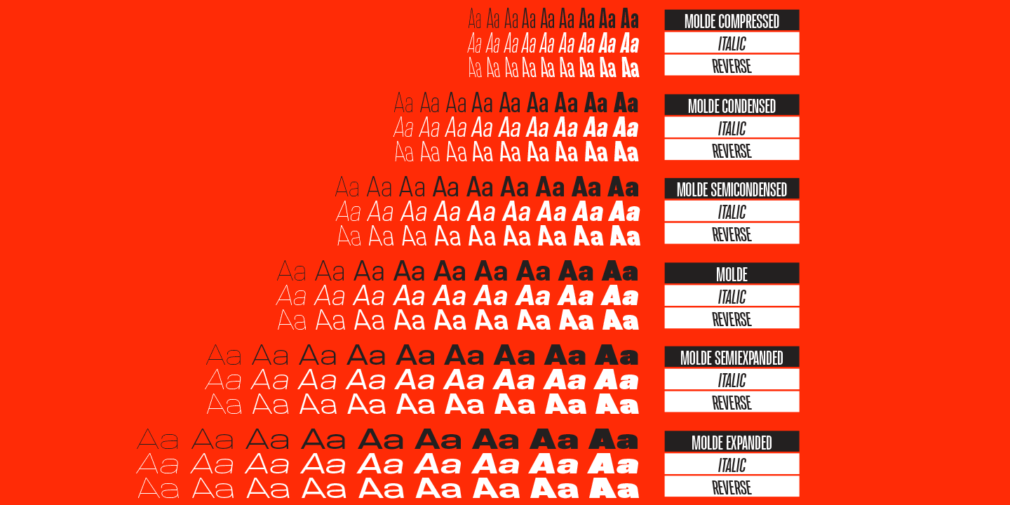 Molde Font Poster #1