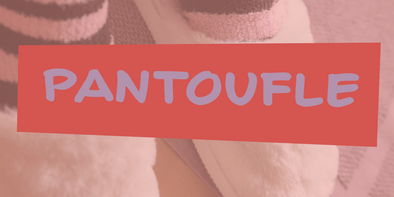 Pantoufle Font Poster #1